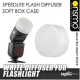V1 Round Speedlight Flash White Diffuser Soft Box Case For Godox V1