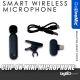 GoliveMic GL9 Smart Wireless Microphone Single/Dual Smart Noise (Upgraded K8 K9) for Android Iphone Mobile Phones -Single Mic (USB-C)