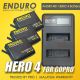 Enduro AHDBT-401 For GOPRO Hero 4 Battery Combo Kit (Malaysia Warranty and Ready Stock)