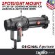 Aputure Spotlight Mount with 19°/26°/36° lens Lighting Modifiers for Aputure Amaran Series & Light Storm Series