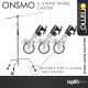 Onsmo C-Stand Wheel Caster Roller for Studio Setup (Suitable for all brands as long as 25mm or 22mm)