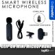 GoliveMic GL9 Smart Wireless Microphone Single/Dual Smart Noise (Upgraded K8 K9) for Android Iphone Mobile Phones -Single Mic (USB-C) + Iphone Adap