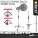 Onsmo CR Pro Stand Heavy Duty Trolley Stand with Wheels for Studio Setup and All Studio Light (Silver)