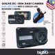 Golive DC-100A 4 INCH HD IPS Screen Dual-lens 1080p Car Recorder Dash Camera with G-Sensor and Rearview Camera