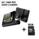 Golive Dashcam DC-100B Pro Car Dashboard Camera camcorder Front & Rear Camera Full HD - camera + 8 GB SD CARD