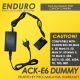 Enduro ACK-E6 USB-E6 - AC Compact Power Adapter/USB with LP-E6 Dummy Battery for Canon Camera (Malaysia Plug)