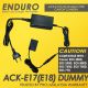 Enduro ACK-E18 USB-E17 - AC Compact Power Adapter/USB with LP-E17 Dummy Battery for Canon Camera (Malaysia Plug)
