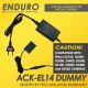 Enduro ACK-EL14 - AC Compact Power Adapter with EN-EL14 Dummy Battery for Nikon Camera (Malaysia Plug)