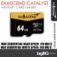Exascend Catalyst UHS-I MicroSDXC Memory Card 64GB