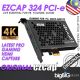 NEW EZCAP 324 Live Gamer RAW PCI-e Gen2 HDMI 4K 60 FPS Video Capture Card for PS, XBOX and PC Gaming Live