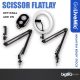 Golive FlatLay Suspension Scissor Arm With Ringlight, Handphone holder Flat Lay for live, photoshoot, and Tiktok - 30cm with flatlay ( add blueutooth remote )