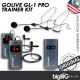 GoLiveMic GL-1 Pro UHF Wireless Microphone Lavalier System Vlog, Videography, Livestreaming, Coaching (upgrade BY-M1) - trainer kit (two person)
