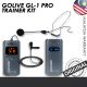 GoLiveMic GL-1 Pro UHF Wireless Microphone Lavalier System Vlog, Videography, Livestreaming, Coaching (upgrade BY-M1) - trainer kit (one person)