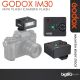 Godox iM30 Mini Flash Camera Flash is compatible with a variety of camera models with a universal hot shoe
