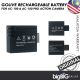 Golive Replacement Rechargeable Battery for AC-100 & AC-100 Pro Action Camera