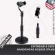 Golive Extendable Desk Handphone Table Tripod Holder Stand with Heavy Base