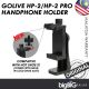 HP-2/ HP-2 Pro Handphone Holder For Tripod/Ringlight etc