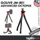 Golive JM-801 Advance Octopus Tripod with Free HP3 Handphone Holder For DSLR, Handphone, GoPro etc