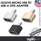 Golive Micro USB To USB-A OTG Adapter For Android Phones, PC, Laptop, Camera