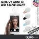 Golive Mini Q (MS-2) LED Selfie Light with 3 Level power control for live streaming, photo taking and TIK TOK
