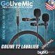 GOLIVEMIC T2 Dual TWO PERSON Lavalier Microphone 4m (1 person)