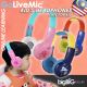 Golivemic Kids Safe Headphones Small Size Best for Toddlers Ages 3 to 6 Years Old for online learning and songs youtube