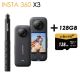 Insta360 X3  360° Action Camera - X3 + 128GB