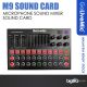 M9 Sound Card Microphone Sound Mixer Sound Card Audio Mixing Console Amplifier For Phone, PC, and Laptop