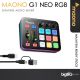 Maono G1 Neo and PD100X Dynamic Microphone Audio Mixer Set Gaming Mic RGB Mic Streaming Mic for LatopGaming Enthusiast