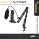 MAONO AU-PM422 USB Microphone Zero Latency Monitoring 192KHZ/24BIT Professional Cardioid Condenser Mic