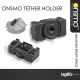 Onsmo Aluminium Alloy Tether Holder Cable Lock Clip Clamp Mount with Two Groove for All DSLR Cameras