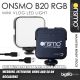 ONSMO Lumipocket B20 /VL-01 Mini Vlog LED fill light 5W 6500K 49-LED light 3 Hotshoe Mount for DSLR and Mobile Phone - Onsmo lumipocket b20 RGB