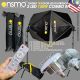 Onsmo TriColor Fluorobox LED Studio Light Kit for Live Streaming and Videography (Malaysia Plug) - double 150W