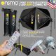 Onsmo TriColor Fluorobox LED Studio Light Kit for Live Streaming and Videography (Malaysia Plug) - double 85W