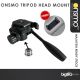 Onsmo Tripod Head Mount 360° Rotatio with 1/4 Female to 3/8 Female Converter Screw for Onsmo Light Stands BB-200/BB-220/BB-230/BB-260/BB-280