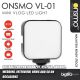 ONSMO Lumipocket B20 /VL-01 Mini Vlog LED fill light 5W 6500K 49-LED light 3 Hotshoe Mount for DSLR and Mobile Phone - single light