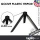 Golive Plastic Table Tripod Lightweight Portable Tripod For Ringlight, Handphone Holder, Small Lighting