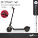 Ninebot Segway Kickscooter F Series F40 Newest Model - Original 1 Year Warranty by Ninebot Malaysia