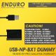Enduro USB-NP-BX1 - USB with NP-BX1 Dummy Battery for Sony Camera (Malaysia Plug)