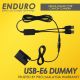 Enduro USB-E6 - USB with LP-E6 Dummy Battery for Canon Camera