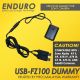 Enduro  USB-FZ 100 allows you to power bank/USB port (USB-FZ 100), ensuring a continuous power at an event, in the studio or during l
