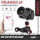 YELANGU L5 3-Wheel Autodolly Electric Track Slider 3-Wheel Rolling Dolly Car with App Control & Load 3kg (Black)