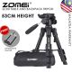 ZOMEI Q111 Profesional Lightweight High Quality Aluminium Tripod Stand for DSLR, Mirrorless Camera, Videocam, SmartPhone - Zomei Q100 Mini Size