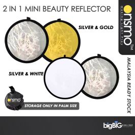 Small reflector 30cm Two-in-one reflector mini reflector beautifying light Board 