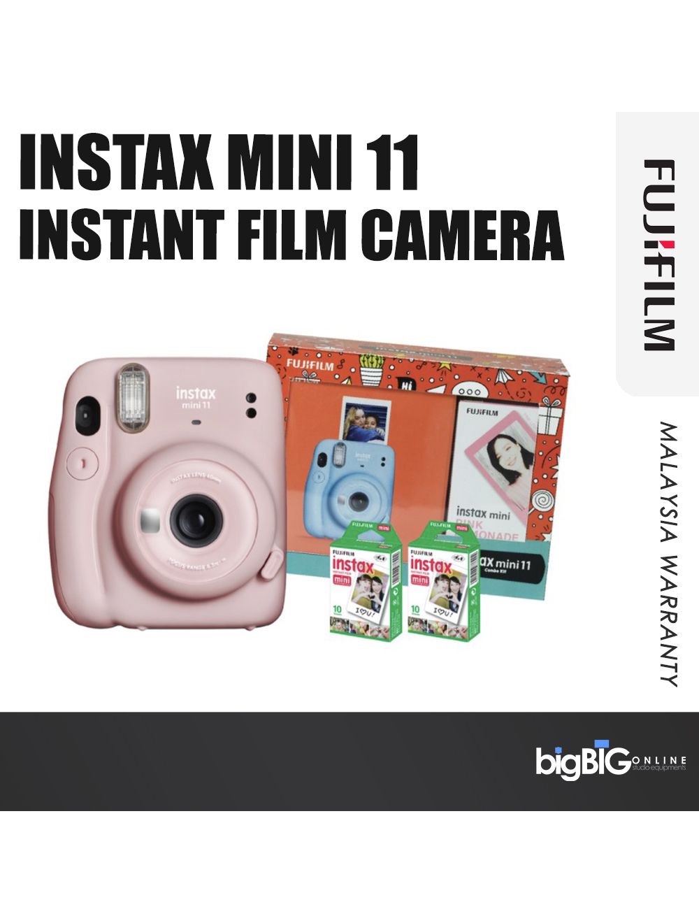 Fujifilm INSTAX Mini 11 Instant Film Camera with 20 Films
