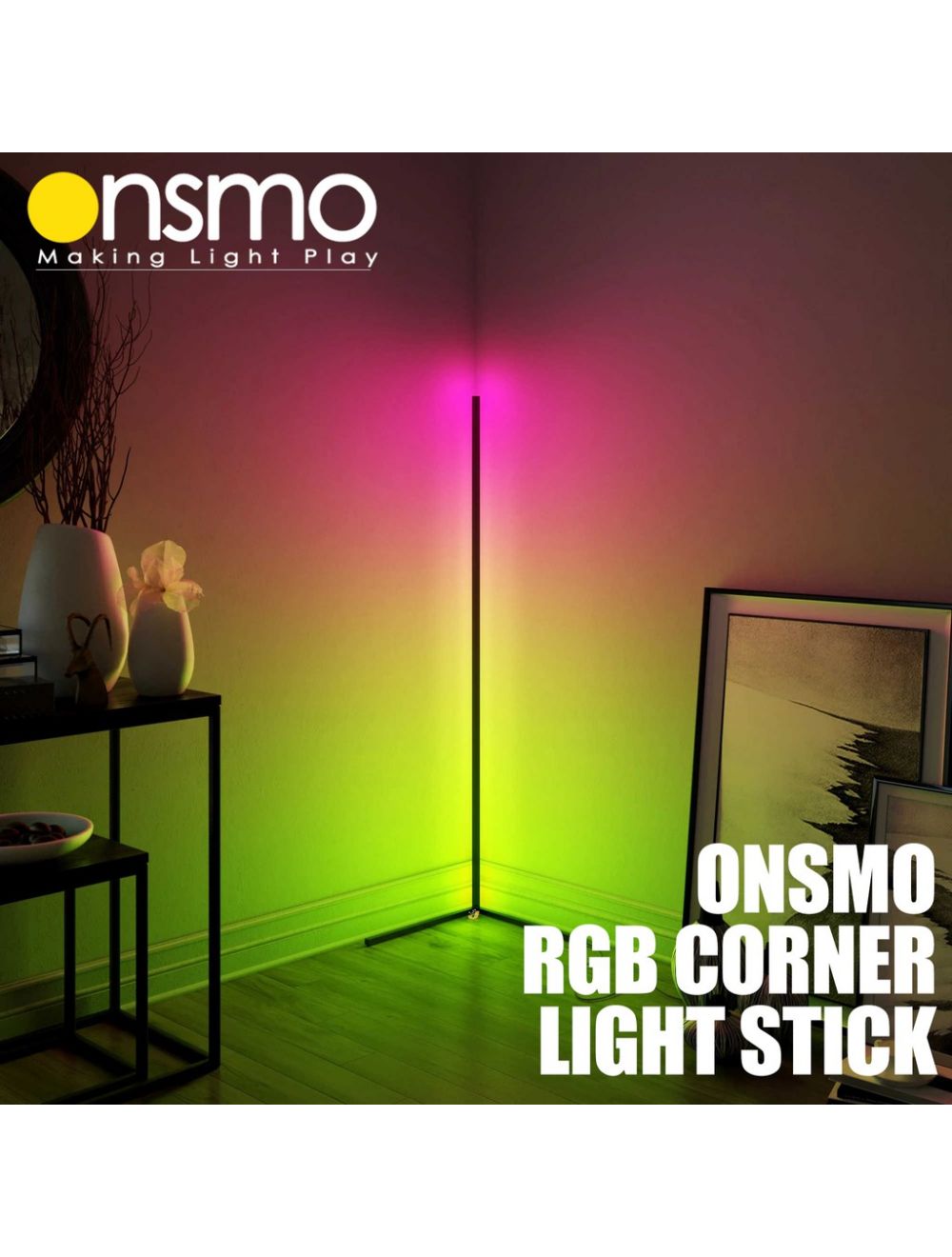 Lightstick corner lamp top