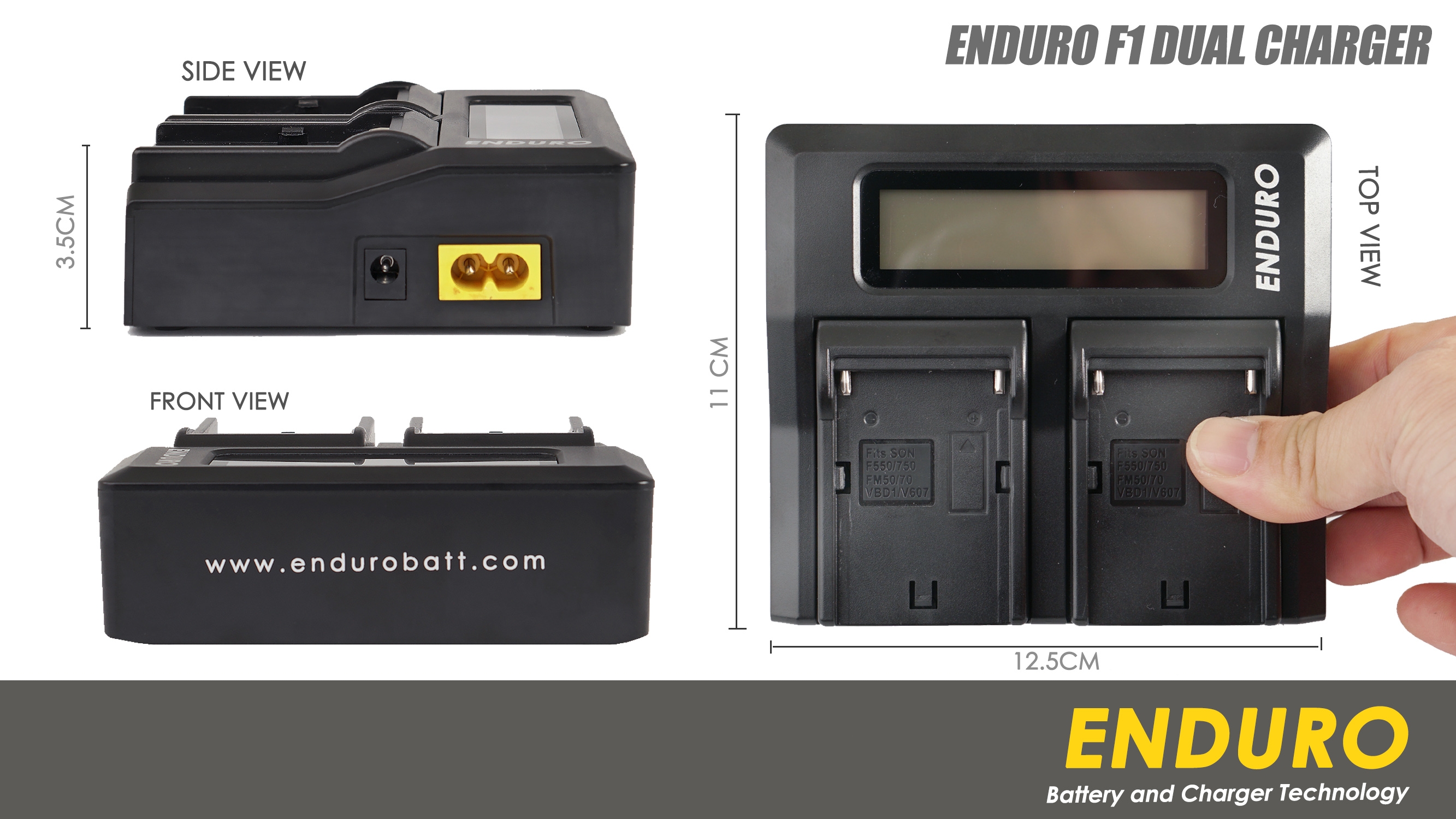 Enduro F1 Fast Dual Charger